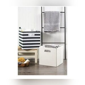 DII NWT  Hard Sided Collapsible Fabric Storage Container 13×13×13